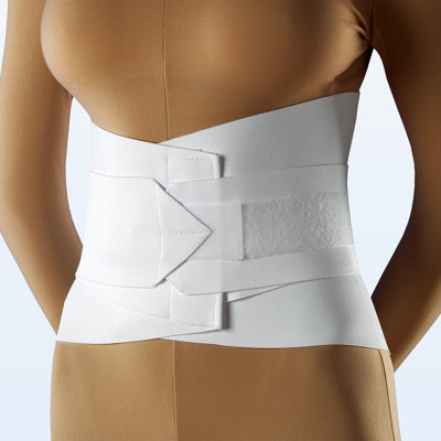 NYOrtho Elastic Duo-Compression Lumbosacral Support - Size: Medium 30" - 34", Model: Without 4 Steels, Color: White at Sears.com