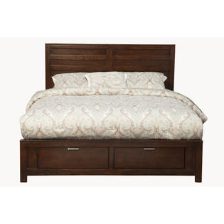 Alpine Carmel Storage Platform Bed - Size: King Alpine Carmel Storage Platform Bed - Size: King