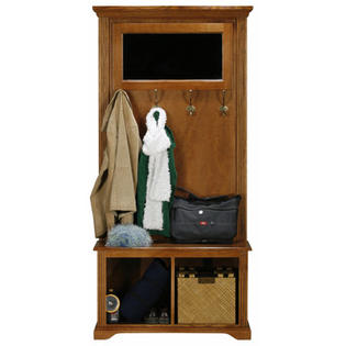 Eagle Furniture Manufacturing Oak Ridge Hall Tree (2 Pieces) - Finish: Light Oak Eagle Furniture Manufacturing Oak Ridge Hall Tree (2 Pieces) - Finish: Light Oak