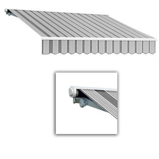 AWNTECH Galveston Semi-Cassette Awning - Size: 10' W x 8' Projection, Color: Gun / Gray, Motor Orientation: Manual AWNTECH Galveston Semi-Cassette Awning - Size: 10' W x 8' Projection, Color: Gun / Gray, Motor Orientation: Manual