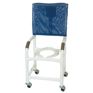 MJM International Standard Deluxe Shower Chair with High Back - Color: Forest Green MJM International Standard Deluxe Shower Chair with High Back - Color: Forest Green