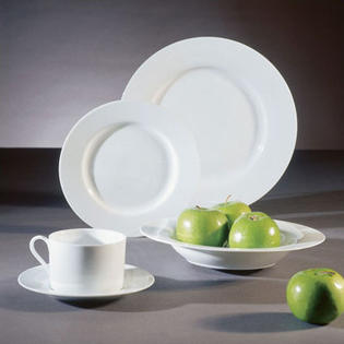 Ten Strawberry Street Z-Ware White Dinnerware Set (150 Pieces) Ten Strawberry Street Z-Ware White Dinnerware Set (150 Pieces)