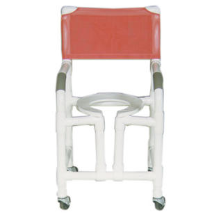 MJM International Standard Deluxe Shower Chair with True Vertical Open Front Frame - Color: Mauve MJM International Standard Deluxe Shower Chair with True Vertical Open Front Frame - Color: Mauve
