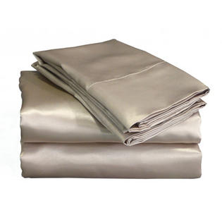 Scent-Sations Charmeuse 230 Thread Count II Satin Sheet Set (Set of 2) - Size: Queen, Color: Mocha Scent-Sations Charmeuse 230 Thread Count II Satin Sheet Set (Set of 2) - Size: Queen, Color: Mocha