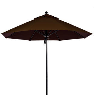 FRANKFORD UMBRELLAS 7.5' Fiberglass Market Umbrella - Fabric: White, Pole Type: Bronze Coated Aluminum Pole FRANKFORD UMBRELLAS 7.5' Fiberglass Market Umbrella - Fabric: White, Pole Type: Bronze Coated Aluminum Pole