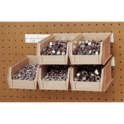 Quantum Plastic Rail Set with Hang-n-Stack Bins - Bin Dimensions: 5" H x 5 1/2" W x 10 7/8" D (qty. 4), Bin Color: Blue at Sears.com