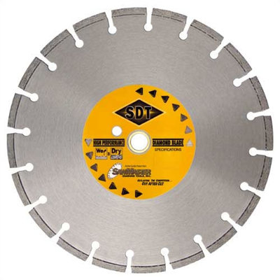 SawMaster Cured Concrete Wet Cutting Pro Series Laser Weld Segmented Diamond Blades - Size/Type: 14" / Premium at Sears.com