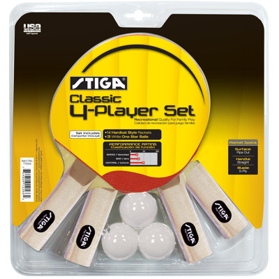 Stiga Classic 4-Player Table Tennis Racket Set at Sears.com