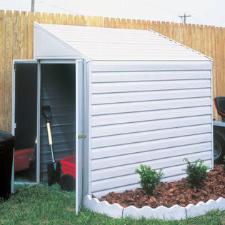 Arrow Yardsaver Steel Storage Shed (3 Pieces) - Size: 4' x 10' Arrow Yardsaver Steel Storage Shed (3 Pieces) - Size: 4' x 10'