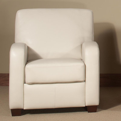 Emerald Home Furnishings Pierce Bonded Leather Push Back Reclining Chair - Color: Natural at Sears.com