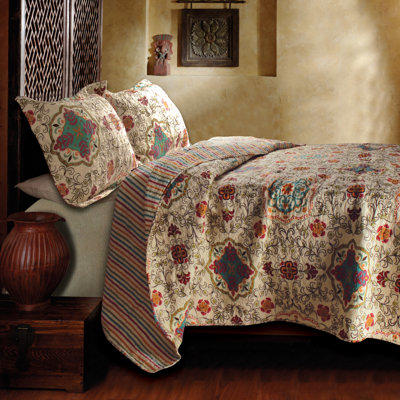 Greenland Home Fashions Esprit Spice Quilt Set (Set of 2) - Size: Full/Queen Greenland Home Fashions Esprit Spice Quilt Set (Set of 2) - Size: Full/Queen