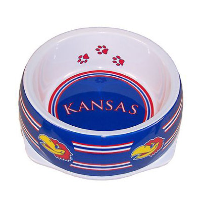 College Dog Bowl  Team: University Of Kansas, Size: Large (4  H X