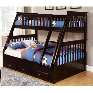 Discovery World Furniture Twin over Full Bunk Bed (3 Pieces) Discovery World Furniture Twin over Full Bunk Bed (3 Pieces)