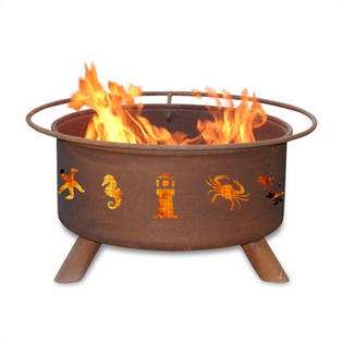 Patina Products Atlantic Coast Fire Pit (2 Pieces) - Size: 24 Patina Products Atlantic Coast Fire Pit (2 Pieces) - Size: 24