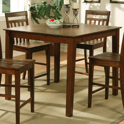 East West Counter Height Pub Table (Set of 2) - Finish: Mahogany East West Counter Height Pub Table (Set of 2) - Finish: Mahogany