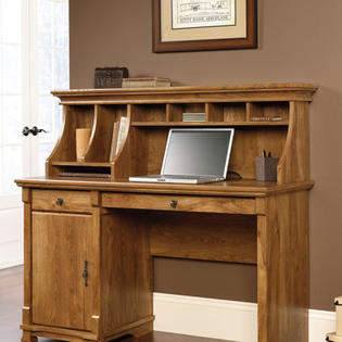 Sauder French Mills Office Computer Desk with Hutch (4 Pieces) Sauder French Mills Office Computer Desk with Hutch (4 Pieces)