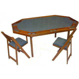 Kestell Furniture Maple Deluxe Folding Card and Poker Table - Upholstery: Burgundy Felt, Finish: Mahogany Kestell Furniture Maple Deluxe Folding Card and Poker Table - Upholstery: Burgundy Felt, Finish: Mahogany