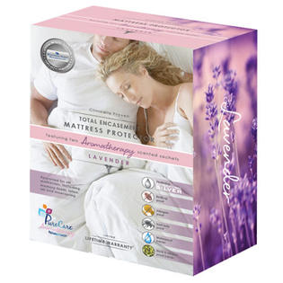 PureCare by Fabrictech Aromatherapy Enclosure Mattress Protector - Size: King, Depth: 14.5-20 PureCare by Fabrictech Aromatherapy Enclosure Mattress Protector - Size: King, Depth: 14.5-20