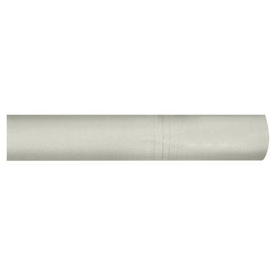 Tribeca Living 350 Thread Count Egyptian Cotton Percale Deep Pocket Sheet Set - Size: Queen, Color: Silver Tribeca Living 350 Thread Count Egyptian Cotton Percale Deep Pocket Sheet Set - Size: Queen, Color: Silver