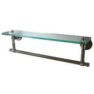 Allied Brass Washington Square Bathroom Shelf with Towel Bar - Size: 16 Allied Brass Washington Square Bathroom Shelf with Towel Bar - Size: 16
