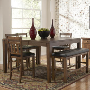 Woodbridge Home Designs Kirtland Counter Height Dining Table (9 Pieces) Woodbridge Home Designs Kirtland Counter Height Dining Table (9 Pieces)