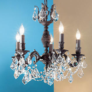 Classic Lighting Chateau Imperial 5 Light Chandelier - Crystal Type: Swarovski Elements, Finish: French Gold Classic Lighting Chateau Imperial 5 Light Chandelier - Crystal Type: Swarovski Elements, Finish: French Gold