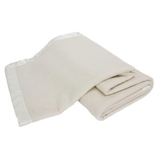 Creswick Luxurious All-Natural 100% Australian Merino Wool Blanket - Color: Cream Satin, Size: Twin Creswick Luxurious All-Natural 100% Australian Merino Wool Blanket - Color: Cream Satin, Size: Twin