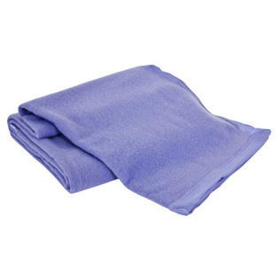 Creswick All-Natural 100% Australian Merino Wool Machine Washable Blanket - Color: French Blue, Size: Full / Queen Creswick All-Natural 100% Australian Merino Wool Machine Washable Blanket - Color: French Blue, Size: Full / Queen