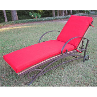 Blazing Needles Outdoor Patio Replacement Chaise Lounge Cushion - Color: Sand Stone, Size: 72 Blazing Needles Outdoor Patio Replacement Chaise Lounge Cushion - Color: Sand Stone, Size: 72