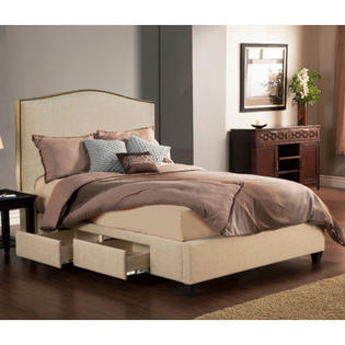 Casual Elegance Newport Storage Platform Bed - Finish: Tan, Size: California King Casual Elegance Newport Storage Platform Bed - Finish: Tan, Size: California King