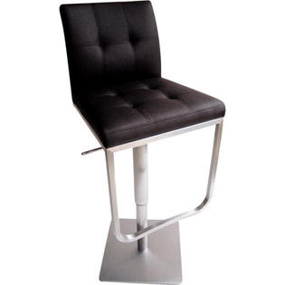 Bellini Modern Ferrera Adjustable Swivel Bar Stool with Cushion - Color: Brown Bellini Modern Ferrera Adjustable Swivel Bar Stool with Cushion - Color: Brown