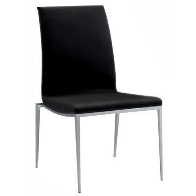Bellini Modern Monique Side Chair - Upholstery: Brown (Set of 2) Bellini Modern Monique Side Chair - Upholstery: Brown (Set of 2)