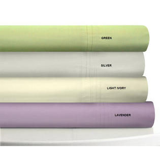 Tribeca Living 350 Thread Count Egyptian Cotton Percale Deep Pocket Sheet Set - Size: King, Color: White Tribeca Living 350 Thread Count Egyptian Cotton Percale Deep Pocket Sheet Set - Size: King, Color: White