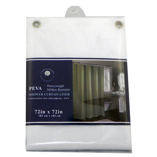 Carnation Home Fashions PEVA Shower Curtain Liner - Color: Super Clear Carnation Home Fashions PEVA Shower Curtain Liner - Color: Super Clear