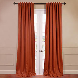 Half Price Drapes Plush Blackout Curtain Panel Pair - Size: 108 Half Price Drapes Plush Blackout Curtain Panel Pair - Size: 108