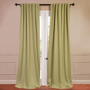 Half Price Drapes Plush Blackout Curtain Panel Pair - Size: 84 Half Price Drapes Plush Blackout Curtain Panel Pair - Size: 84
