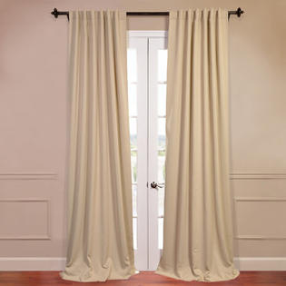 Half Price Drapes Plush Blackout Curtain Panel Pair - Size: 120 Half Price Drapes Plush Blackout Curtain Panel Pair - Size: 120