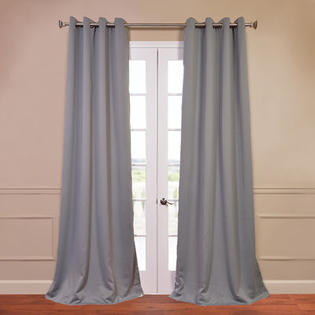 Half Price Drapes Grommet Plush Blackout Curtain Panel Pair - Size: 120 Half Price Drapes Grommet Plush Blackout Curtain Panel Pair - Size: 120