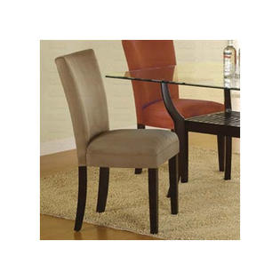 Wildon Home Morro Bay Parsons Chair - Upholstery: Taupe (Set of 2) Wildon Home Morro Bay Parsons Chair - Upholstery: Taupe (Set of 2)