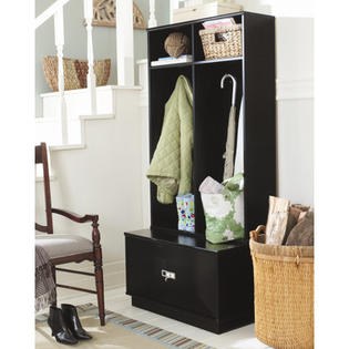 Lang Furniture Hartland Hall Tree - Finish: Weathered White Lang Furniture Hartland Hall Tree - Finish: Weathered White