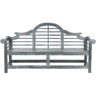 Safavieh Khara Acacia Wood Garden Bench - Finish: Ash Grey Safavieh Khara Acacia Wood Garden Bench - Finish: Ash Grey