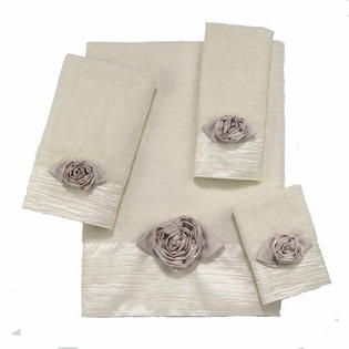 Avanti Linens Farrah 4 Piece Towel Set - Color: Ivory Avanti Linens Farrah 4 Piece Towel Set - Color: Ivory