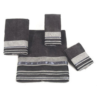 Avanti Linens Geneva 4 Piece Towel Set - Color: Granite Avanti Linens Geneva 4 Piece Towel Set - Color: Granite