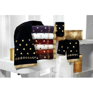 Avanti Linens Scattered Dots 4 Piece Towel Set - Color: White Avanti Linens Scattered Dots 4 Piece Towel Set - Color: White