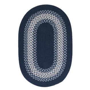 Colonial Mills, Inc. North Ridge Navy Rug - Rug Size: Oval Runner 2' x 12' Colonial Mills, Inc. North Ridge Navy Rug - Rug Size: Oval Runner 2' x 12'