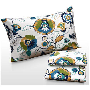 Tribeca Living Modern Floral Printed Sheet Set - Size: Twin XL Tribeca Living Modern Floral Printed Sheet Set - Size: Twin XL