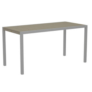 Trex Outdoor Surf City Counter Height Dining Table - Color: Textured Black/Rainforest Canopy, Size: 36 Trex Outdoor Surf City Counter Height Dining Table - Color: Textured Black/Rainforest Canopy, Size: 36