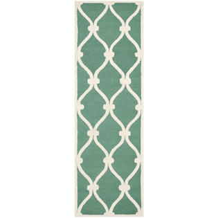 Safavieh Cambridge Teal Rug - Rug Size: 2'6 Safavieh Cambridge Teal Rug - Rug Size: 2'6