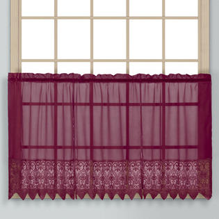 United Curtain Co. Valerie Tier Curtain - Size: 24 United Curtain Co. Valerie Tier Curtain - Size: 24
