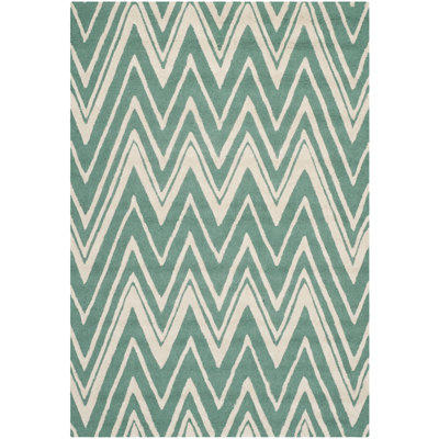 Safavieh Cambridge Teal Rug - Rug Size: 2' x 3' Safavieh Cambridge Teal Rug - Rug Size: 2' x 3'